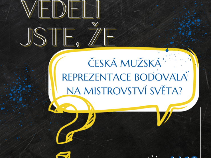 #4. Česká mužská reprezentace bodovala na mistrovství světa.