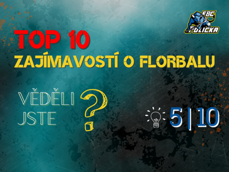 #5. Jaké rychlosti dosáhne florbalový míček?