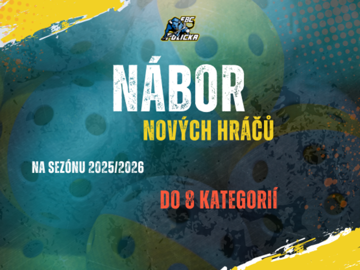 📣 1.FBC Polička vyhlašuje nábor do rekordní sezony 2025/2026!