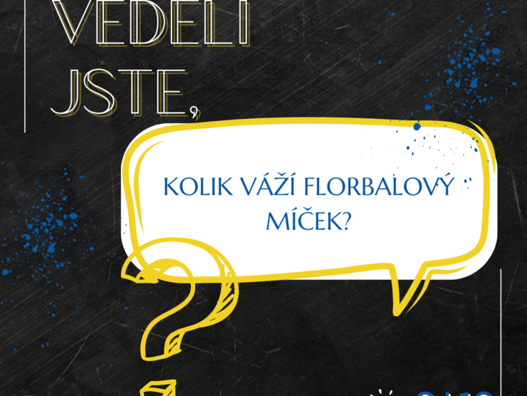 #3. Kolik váží florbalový míček?